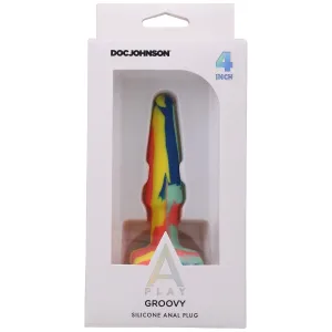 A-Play Groovy Silicone Anal Plug Inch