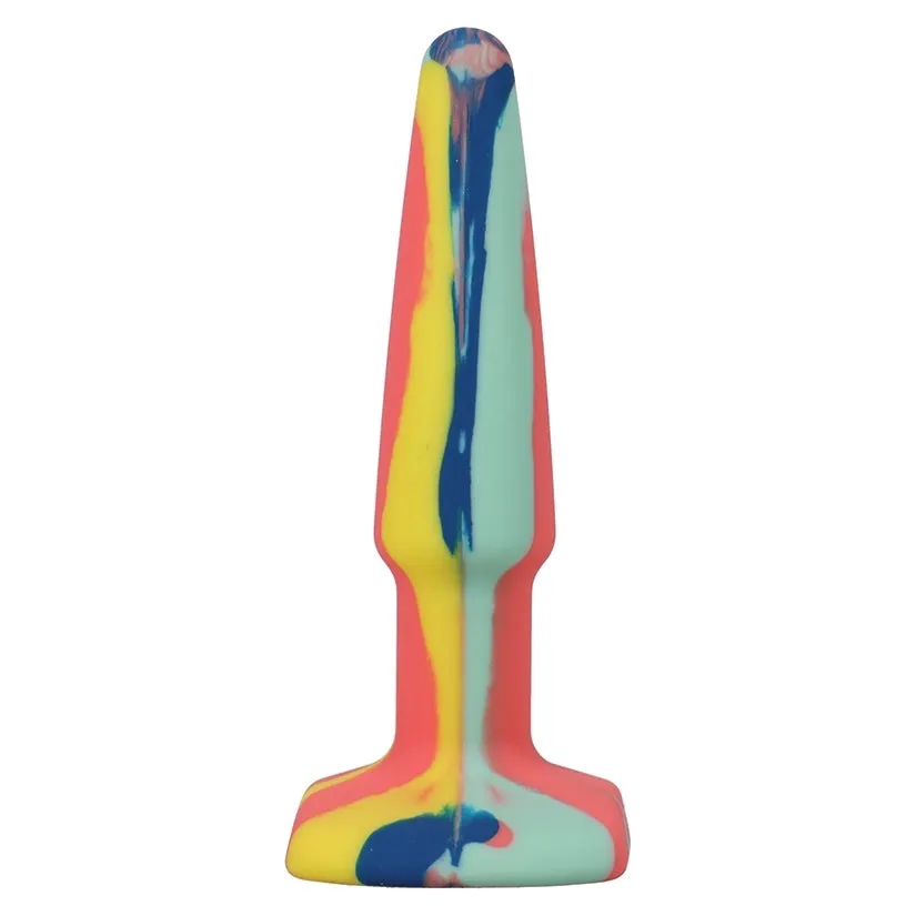 A-Play Groovy Silicone Anal Plug-Sunrise 4