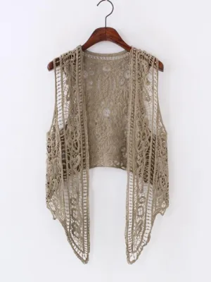 Boho Crochet Vest