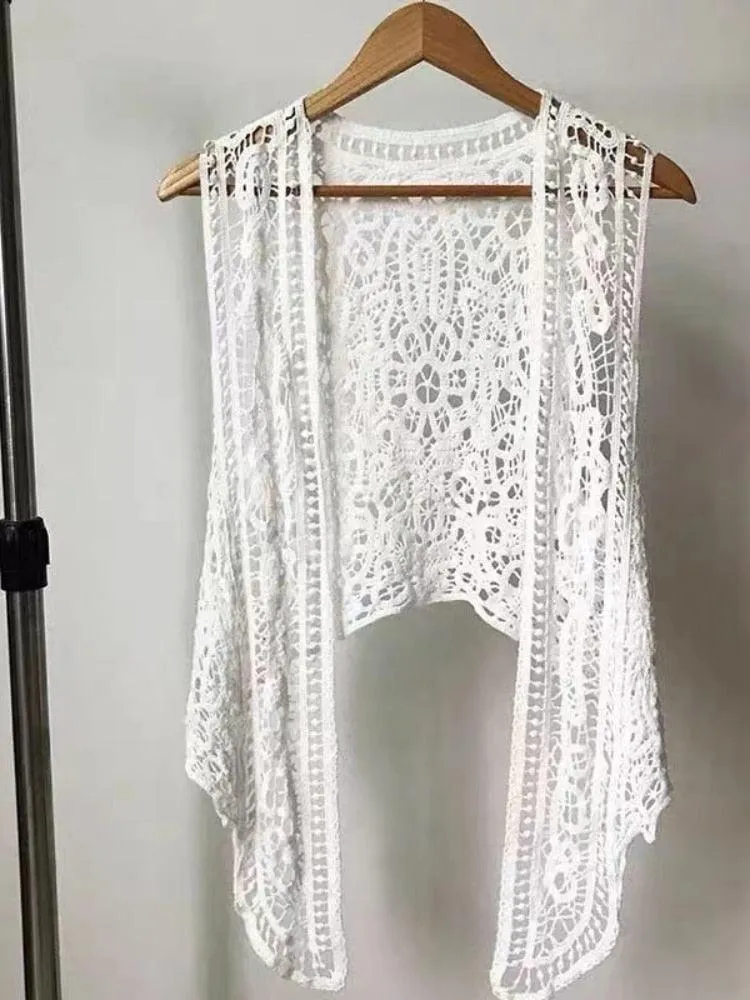 Boho Crochet Vest