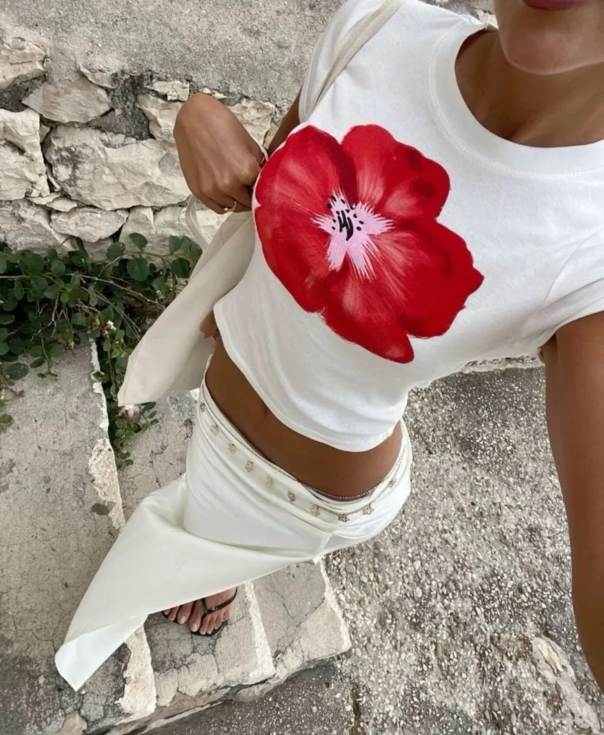 Daleyza Cotton Floral T-Shirt