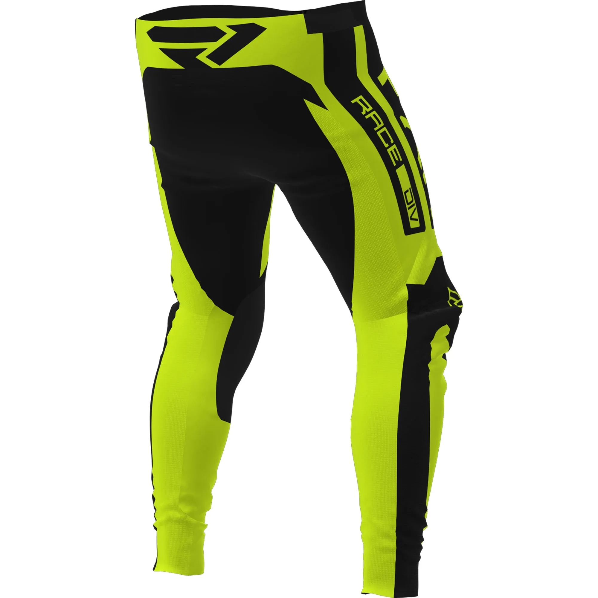 FXR Contender MX Offroad Pants Black/HiVis Yellow