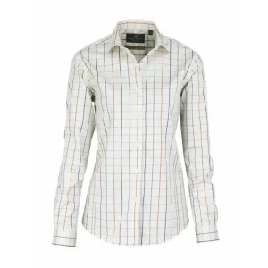 Laksen Christy Ladies Check Shirt - Gold