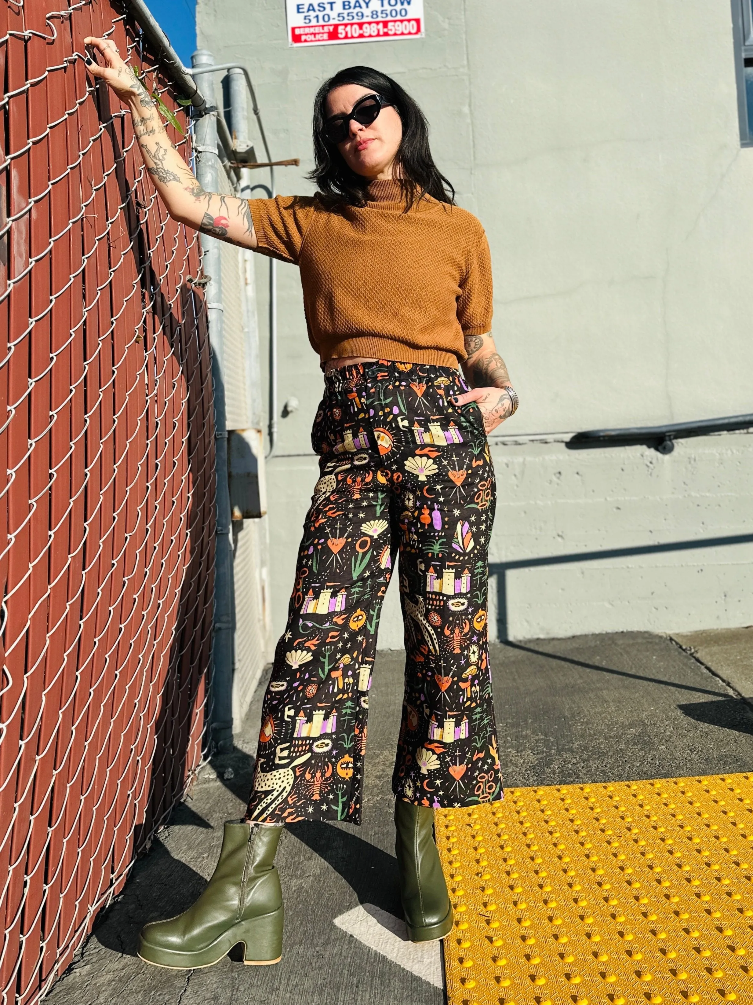 Linen Catalina Pant Tarot Garden