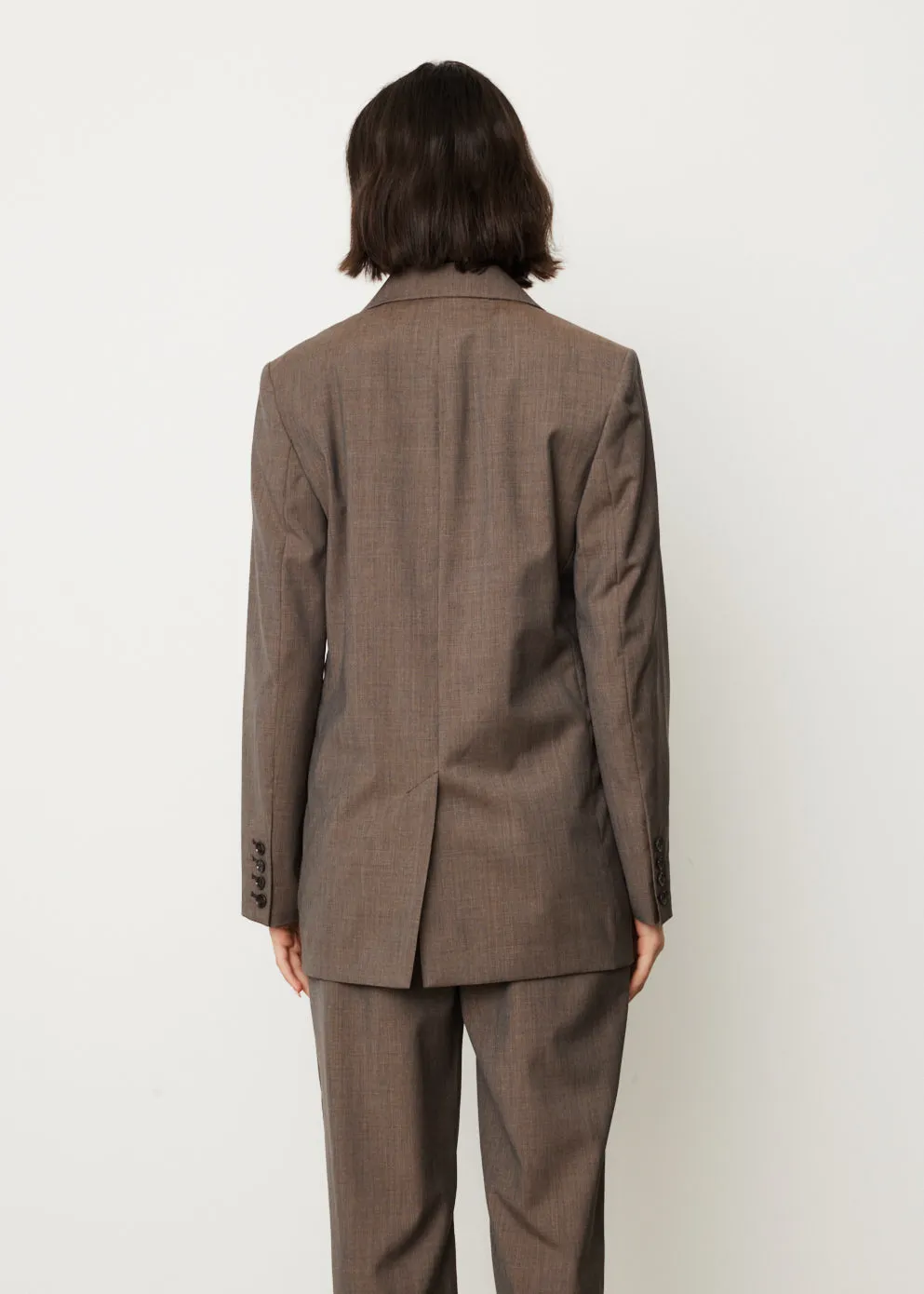 Longline Wool Blazer