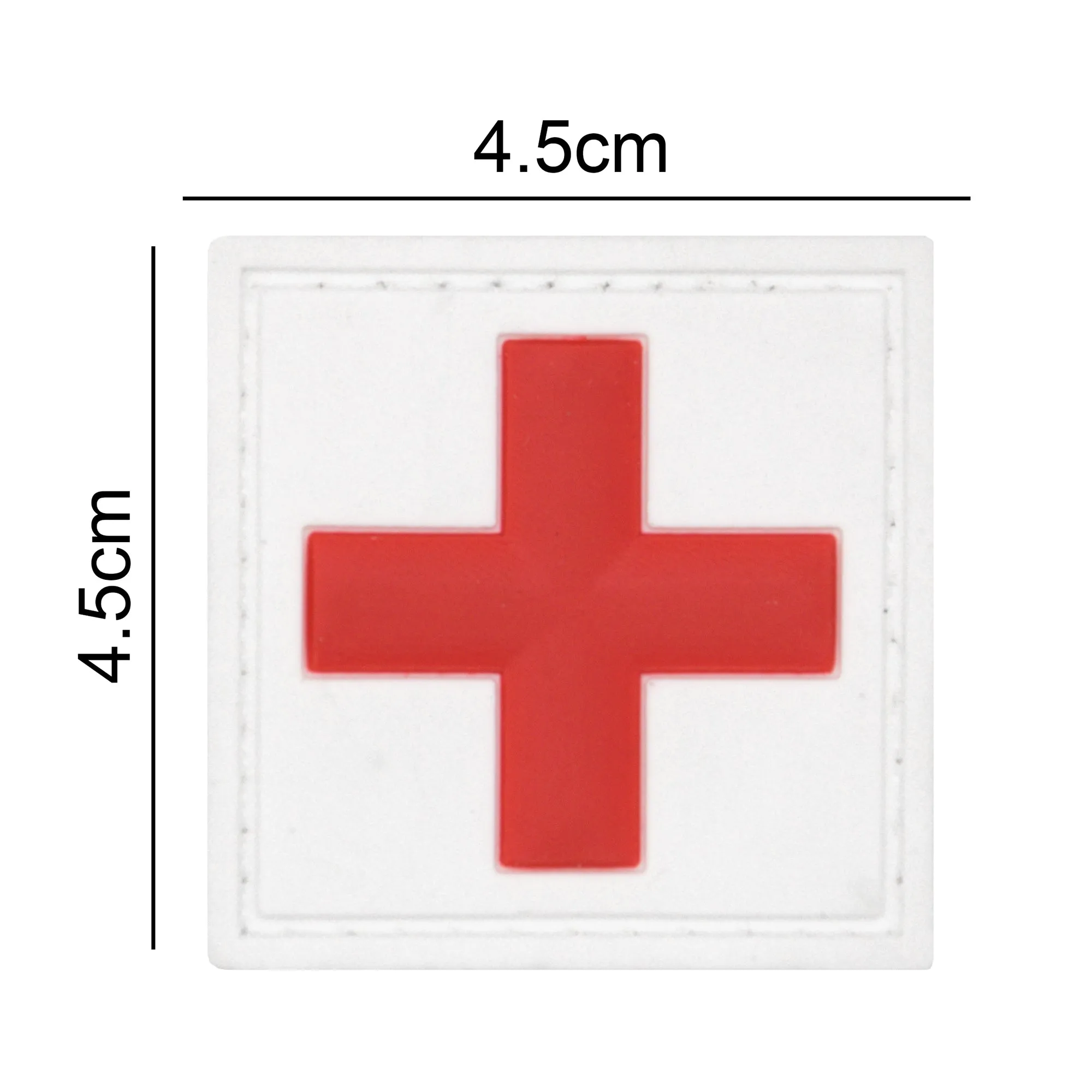 Medic Cross Patch White/Red