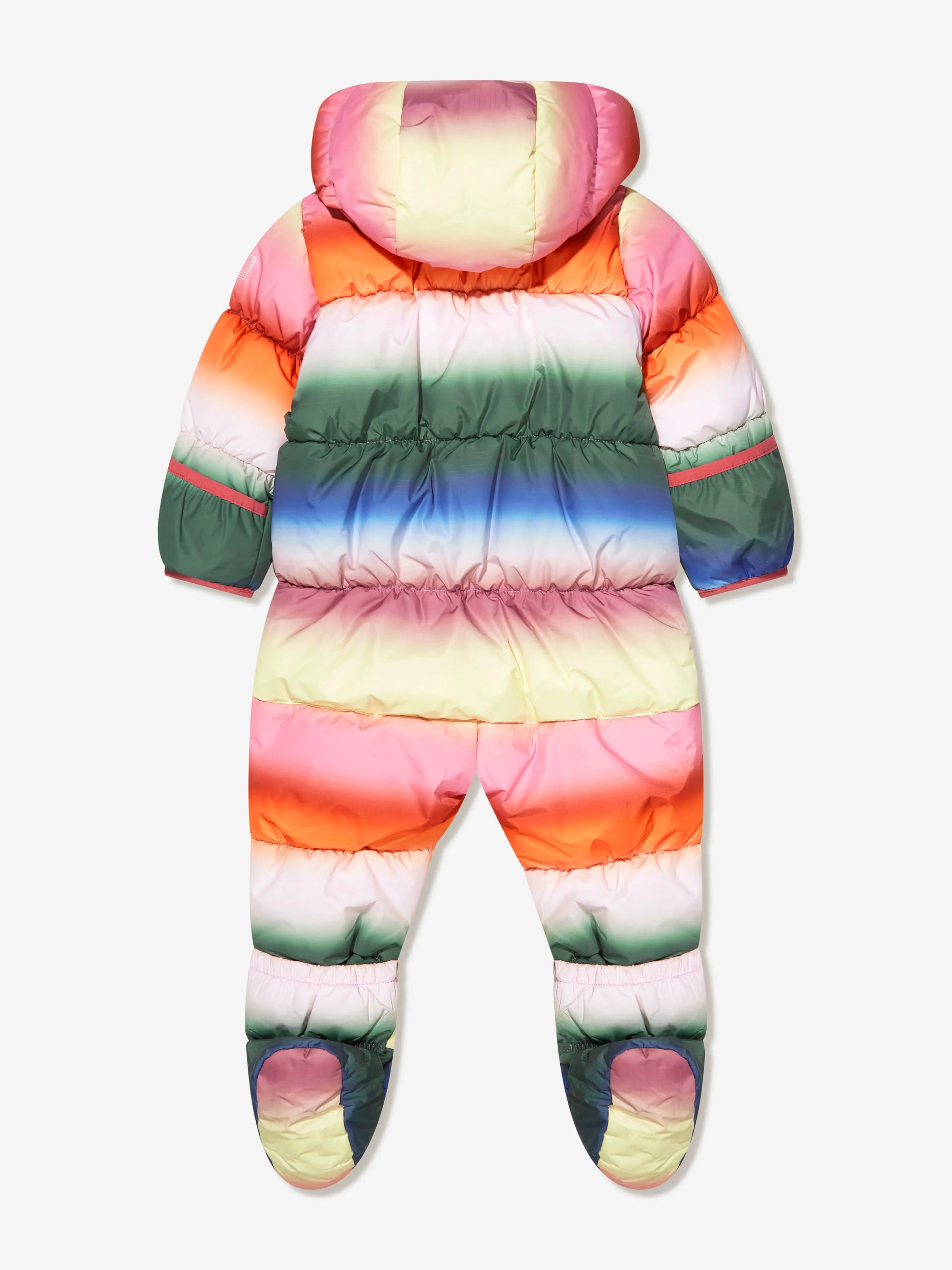 Molo Baby Rainbow Striped Snowsuit