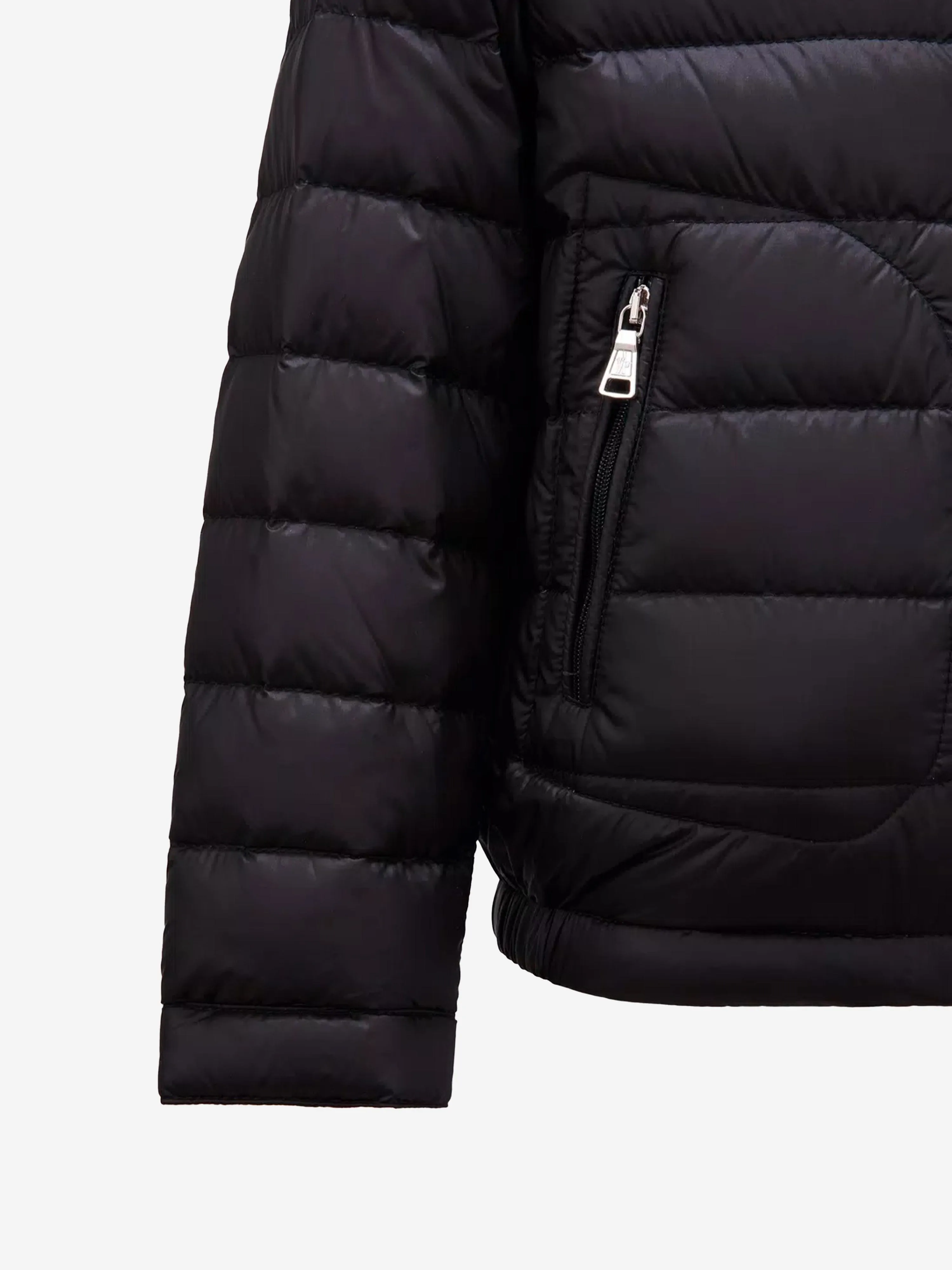 Moncler Enfant Boys Down Padded Acorus Jacket in Navy