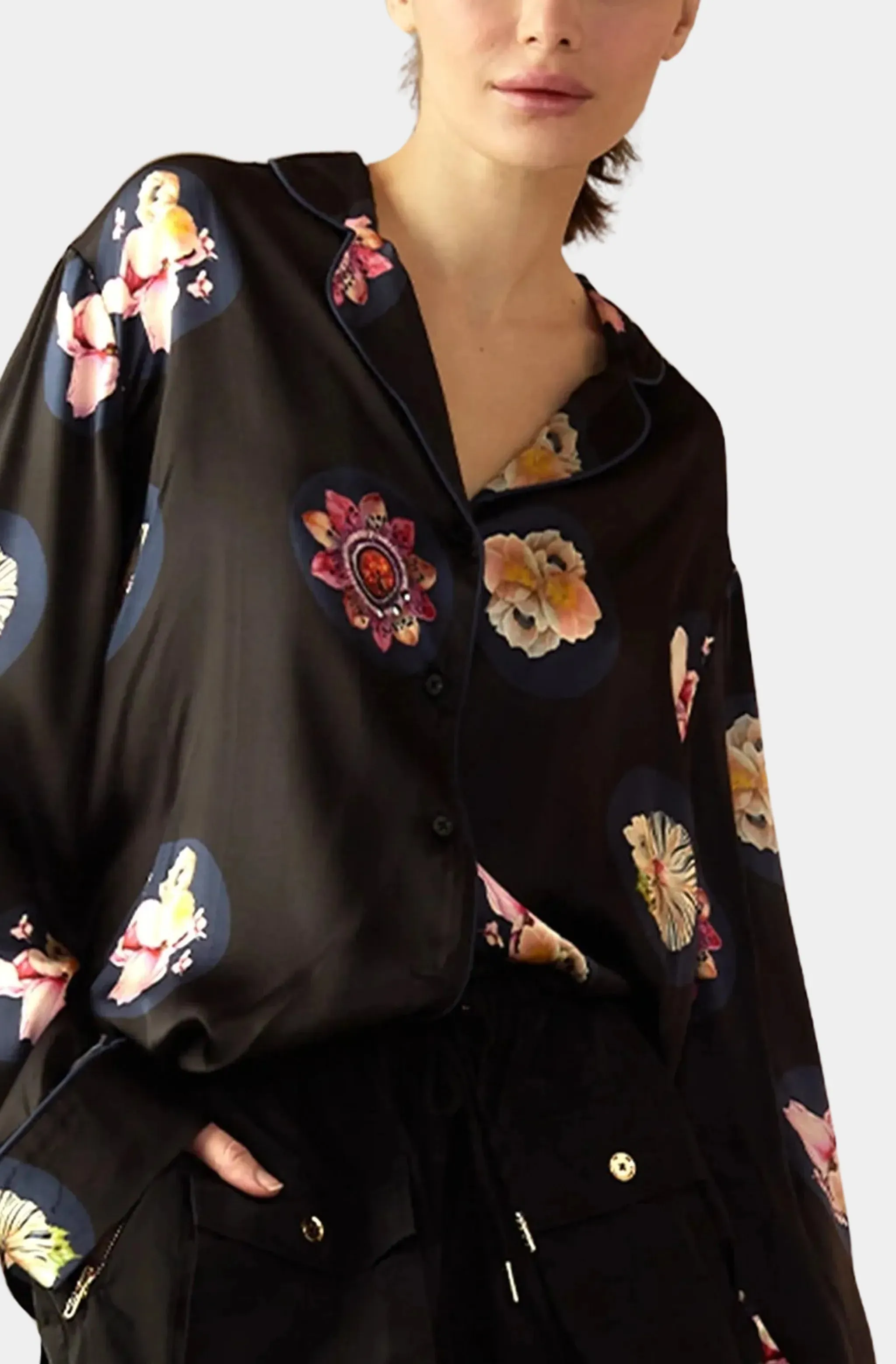 Moonlit Petal Blouse