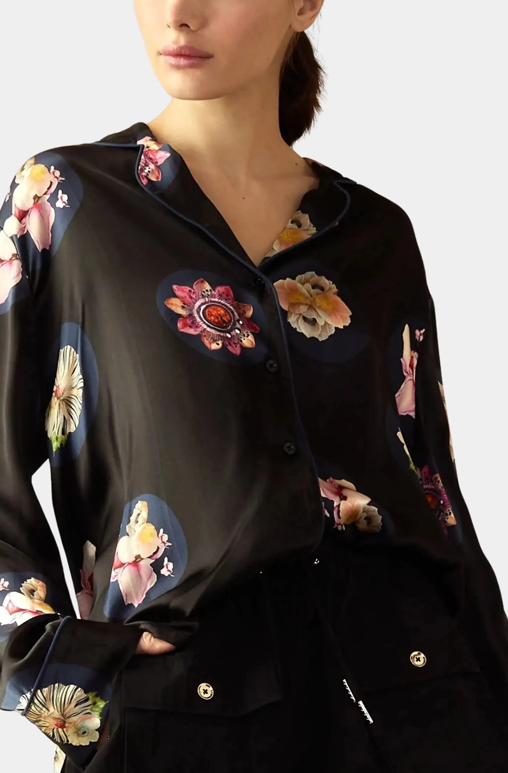 Moonlit Petal Blouse