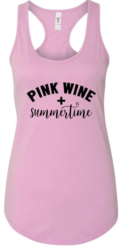 Pink Wine and Summertime Graphic Tank *Online Only*