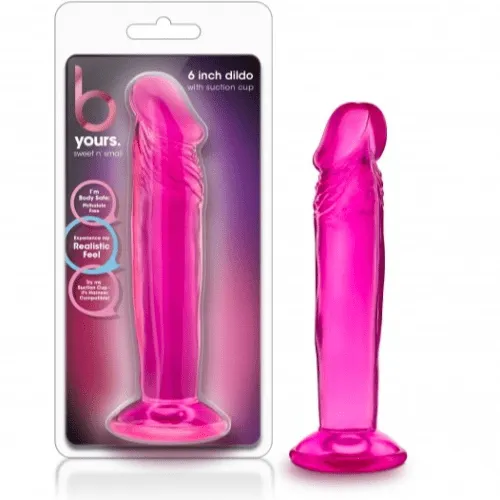 Small 6inch Pink Dildo by B Yours Sweet