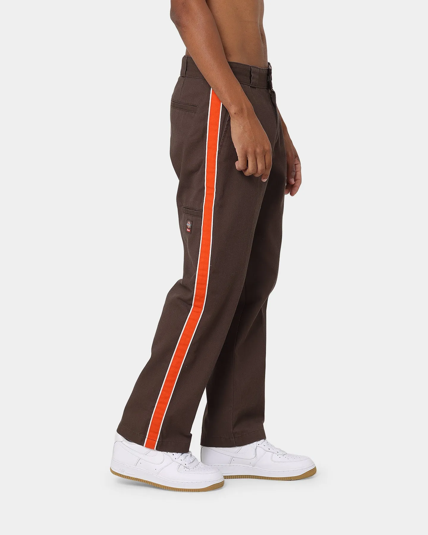 Supreme X Dickies Stripe 874 Pants Brown