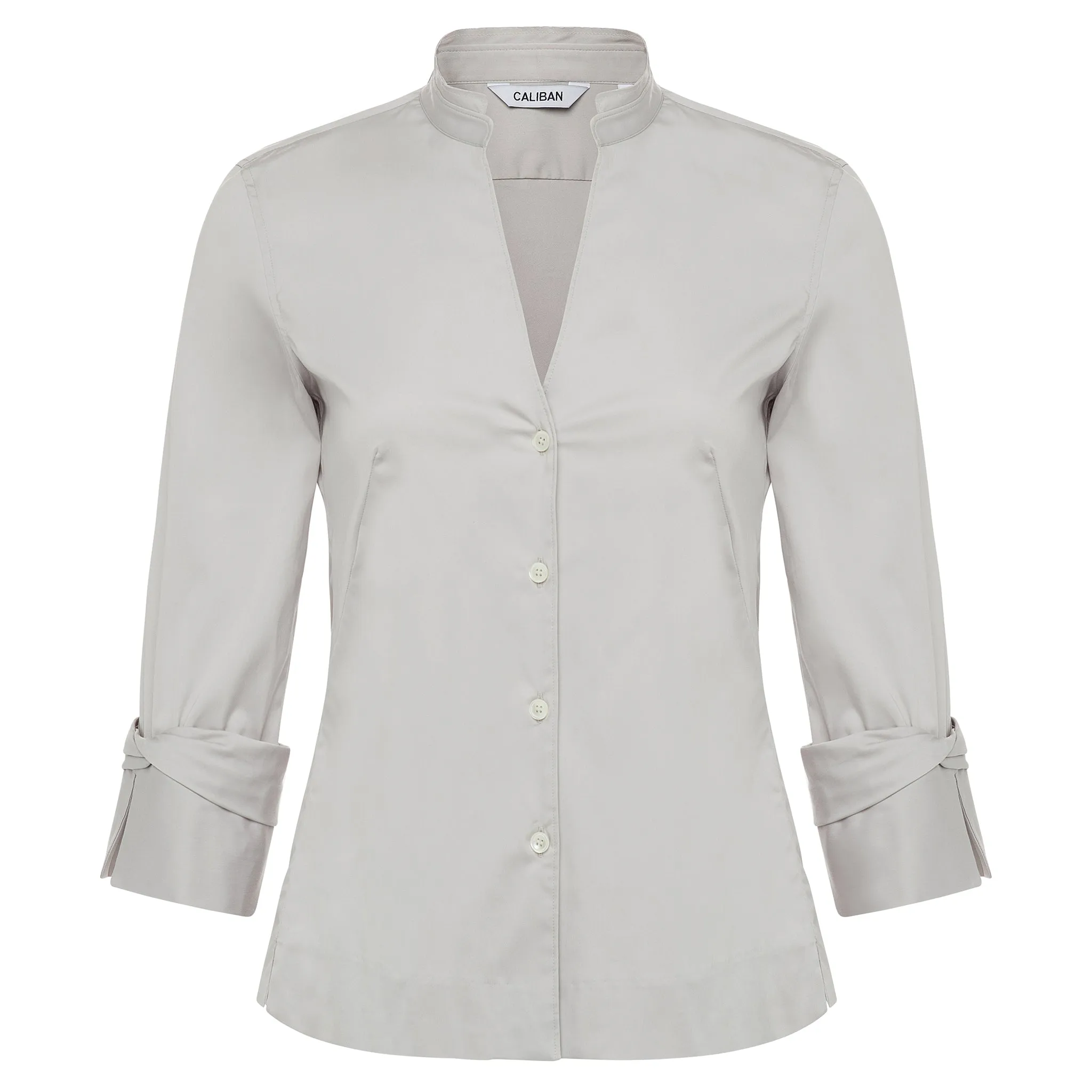 The Amy Classic Blouse - Grey