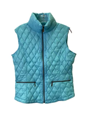 Vest Puffer & Quilted By Michael Kors In Blue, Size: L