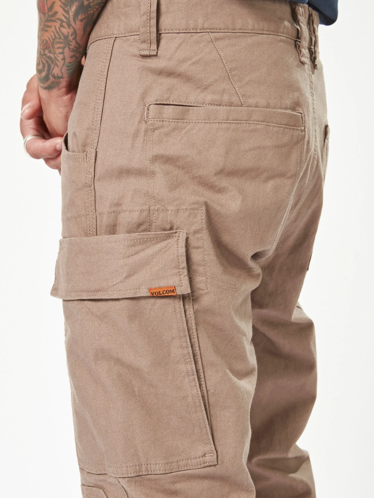 Volcom Workwear Caliper Cuff Pants - Brindle