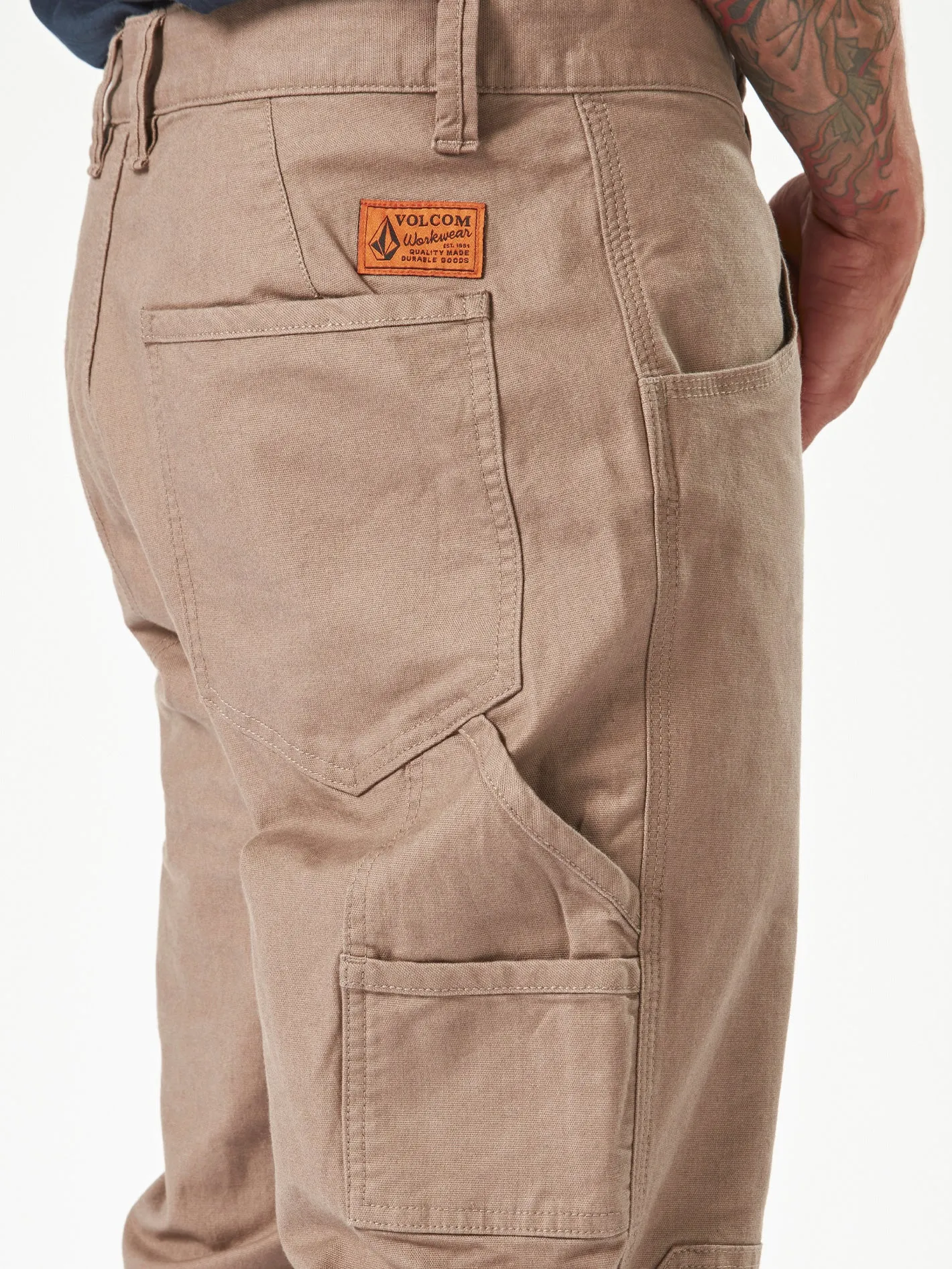 Volcom Workwear Caliper Cuff Pants - Brindle